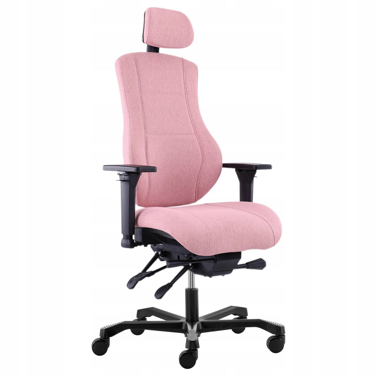 Office Chair PINK Adjustable SWIVEL Chair Ergonomic Stable