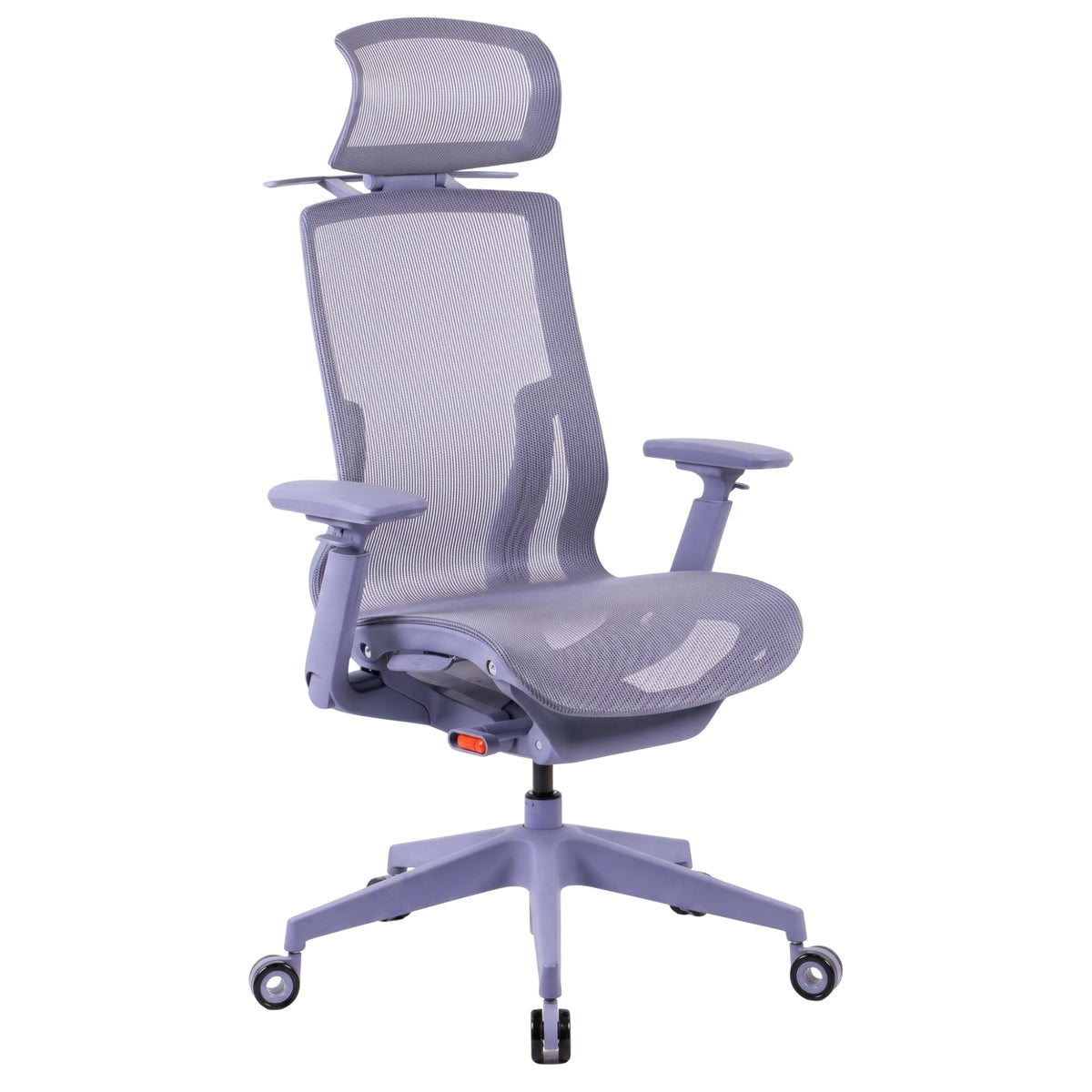 Office Chair Purple Mesh ERGONOMIC Rotary 135kg Spacetronik