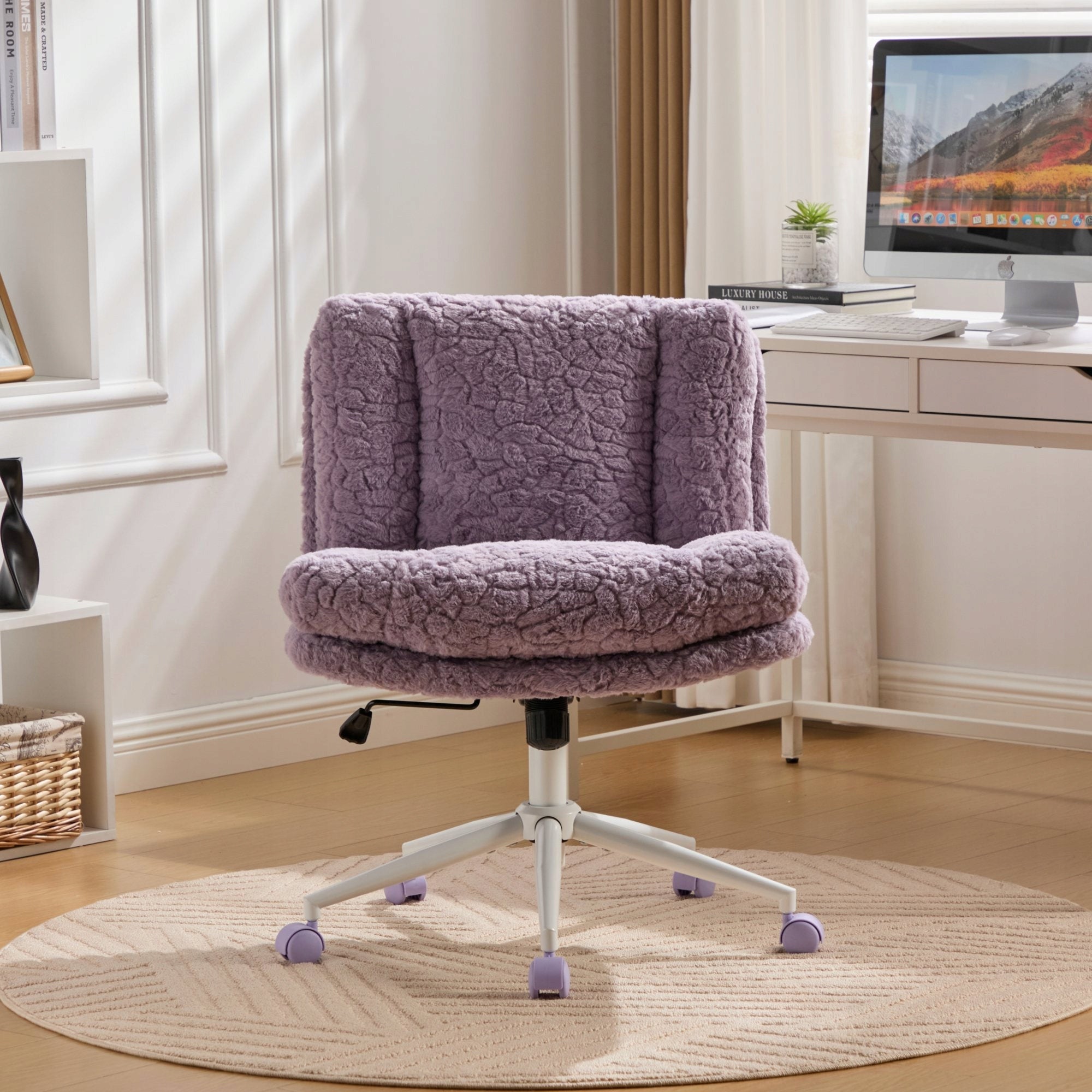 Office Chair Purple Wide Seat 26,4 Inch Packaging status original