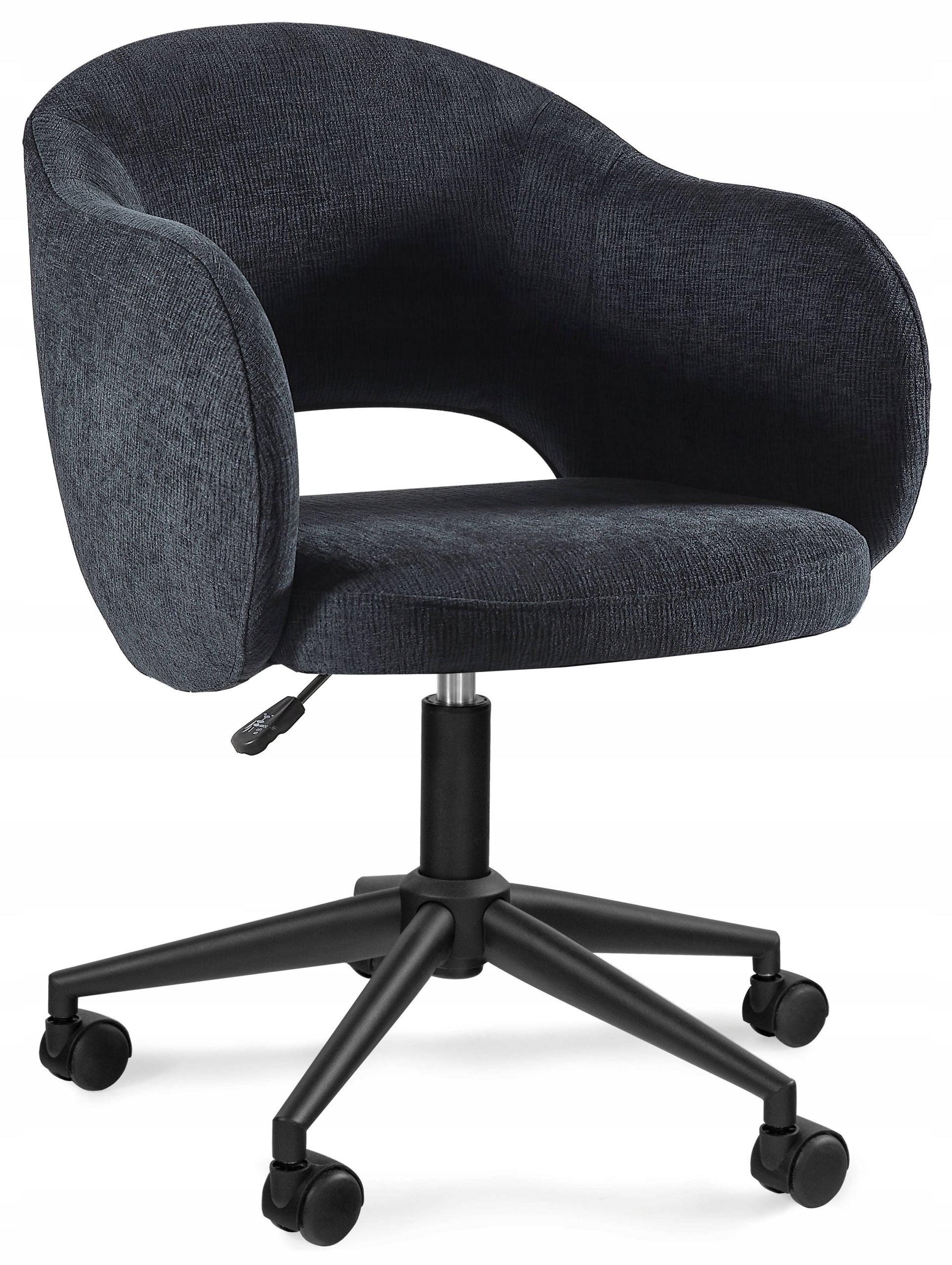Office Chair STILO Black Rotating Fabric Work Chair 130kg Home