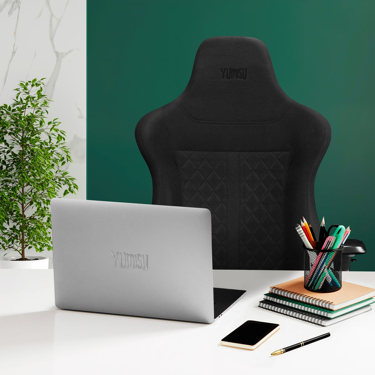Office Chair SWIVEL Desk Chair Adjustable Material Black 180kg EAN (GTIN) 5903641493352