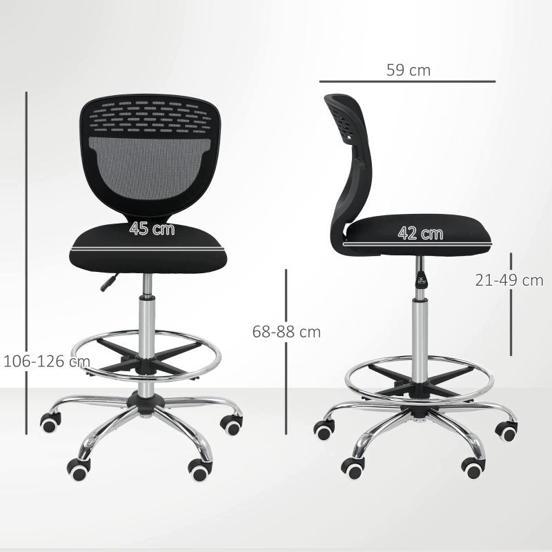 Office Chair, Swivel, Adjustable, Black Brand no brand