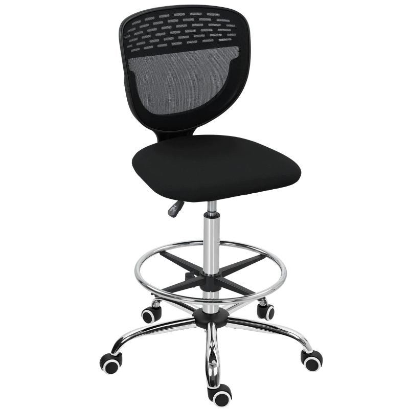 Office Chair, Swivel, Adjustable, Black