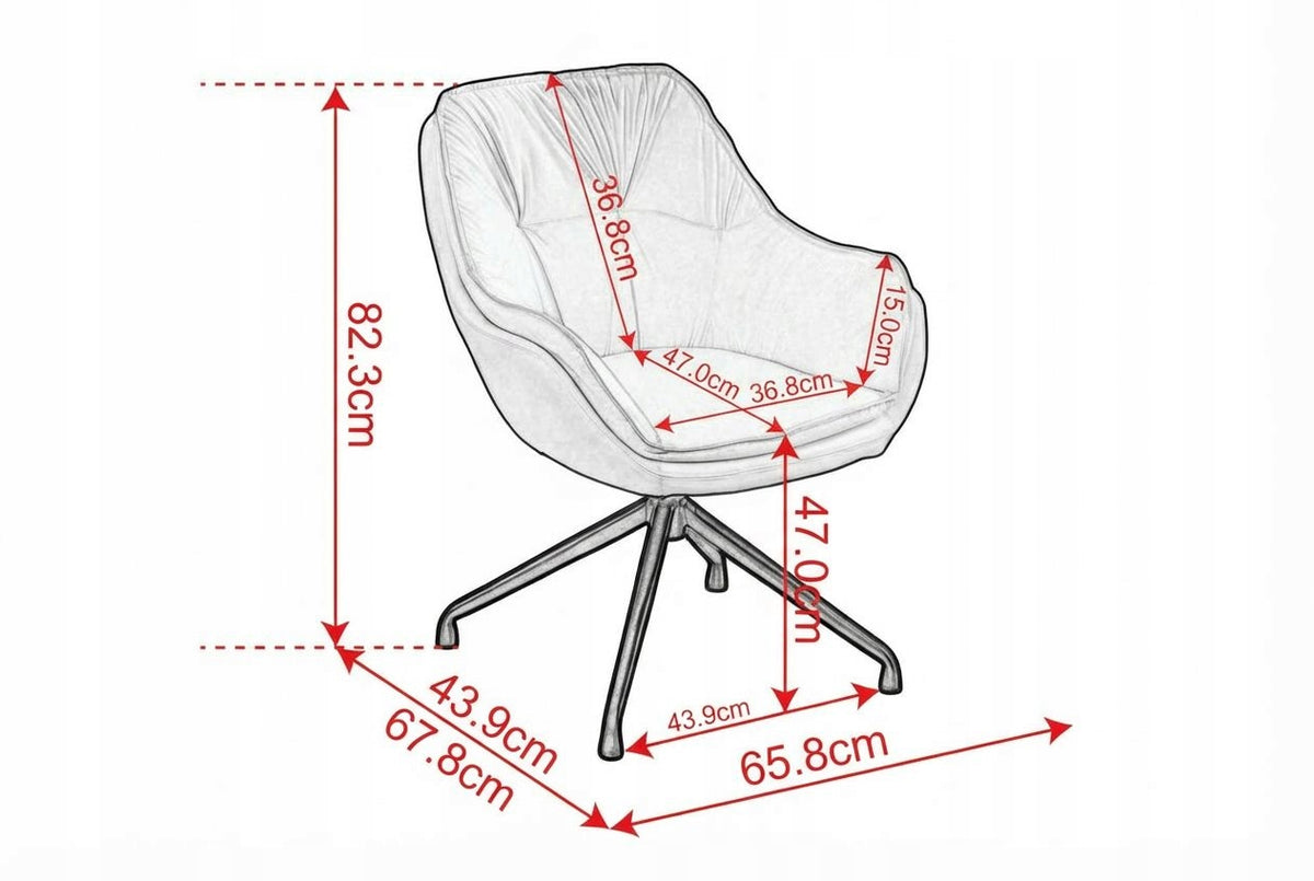 Office Chair Swivel Chair Faux Leather Beige Brand no brand