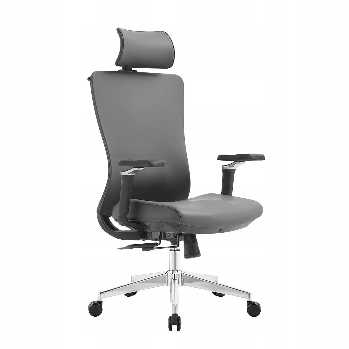 Office Chair Swivel Desk Chair Black Eco Leather