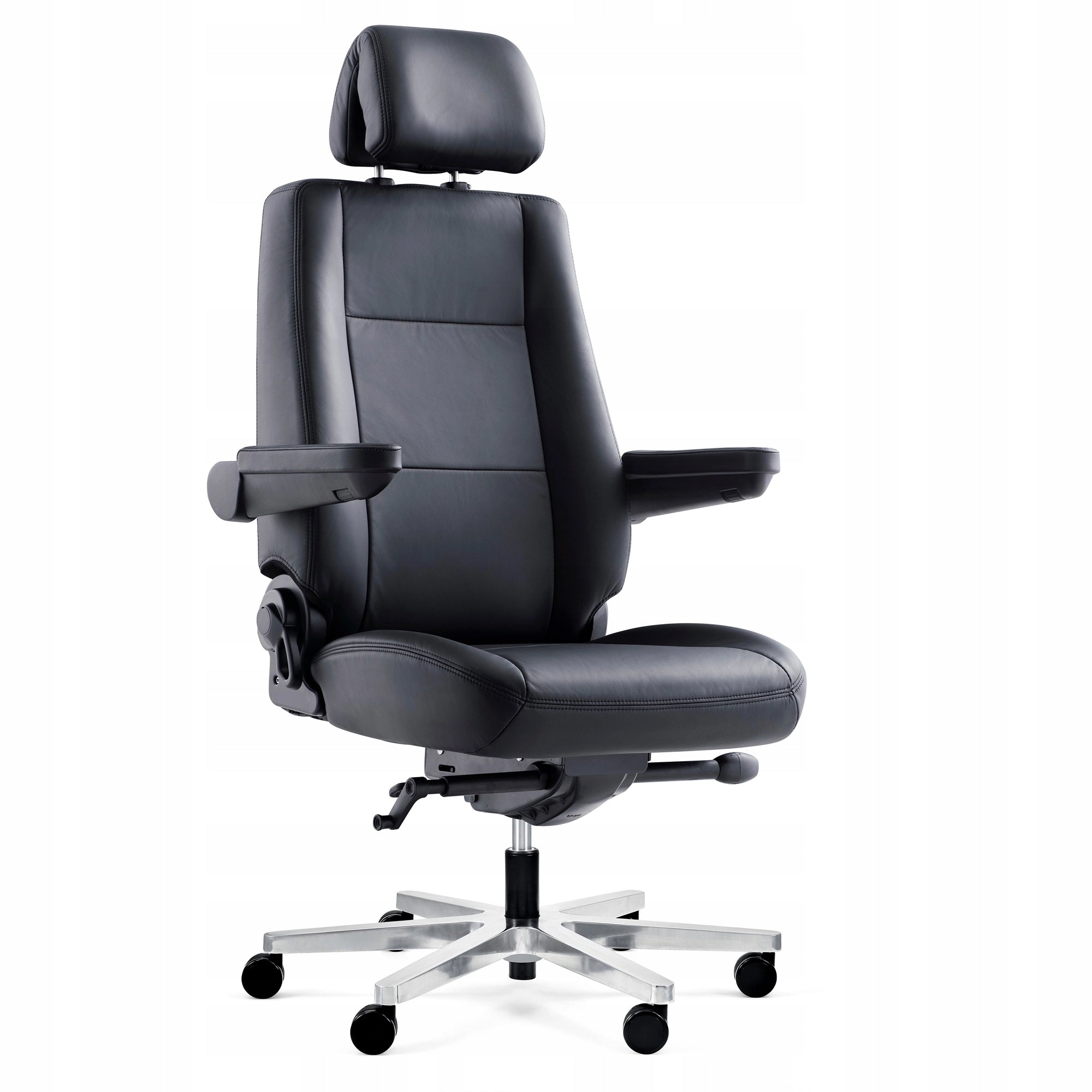 Office Chair Swivel ERGONOMIC Faux Leather Office Chair Spacetronik