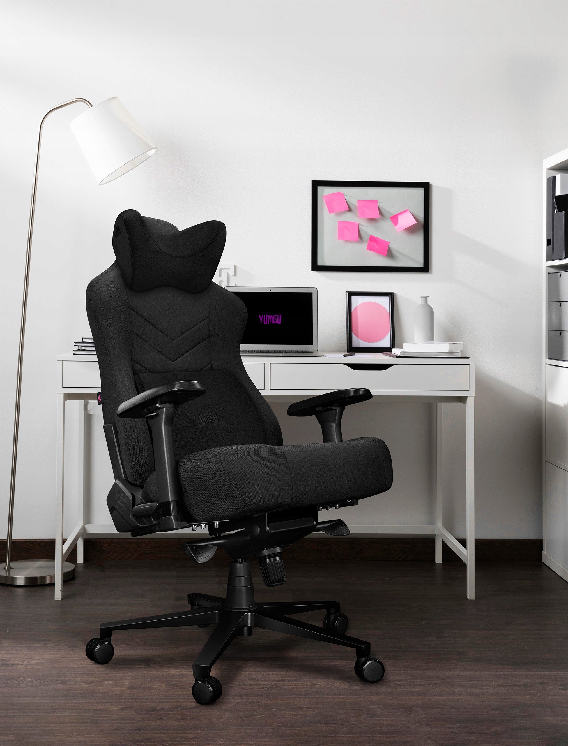 Office Chair Swivel Ergonomic Adjustable YUMISU 2053 PREMIUM Black Manufacturer code Y-2053-BB-M