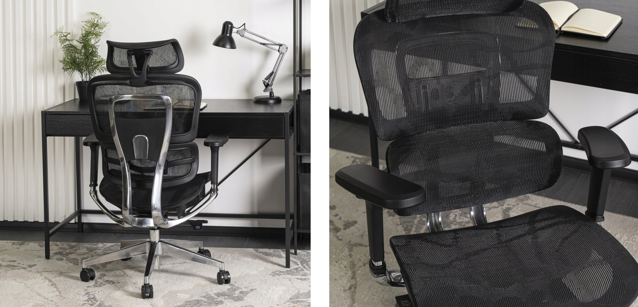 Office Chair Swivel Ergonomic Computer Desk Chair Black NINO Manufacturer code fotel gabinetowy biurka krzesło ergonomiczne