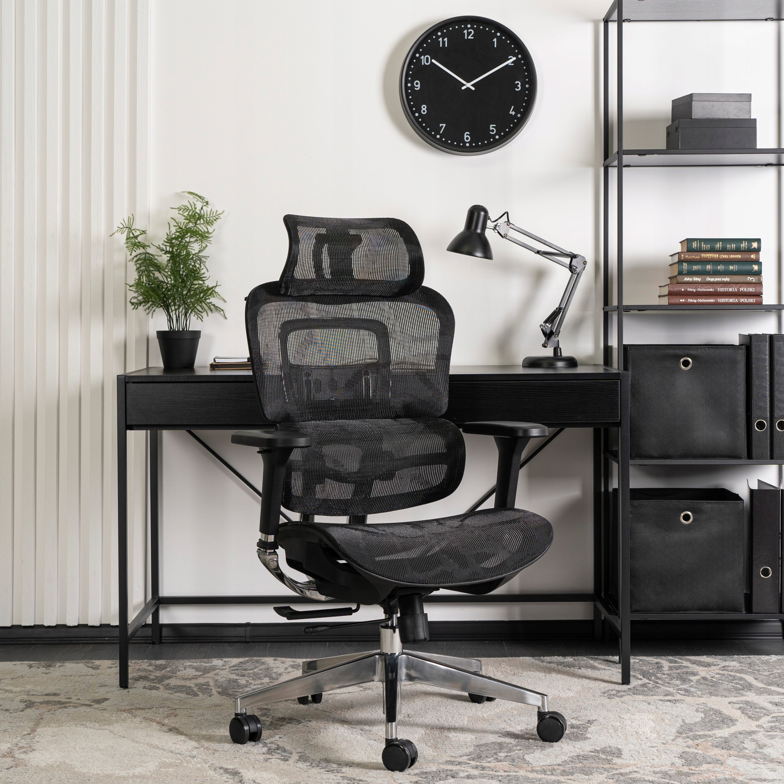Office Chair Swivel Ergonomic Computer Desk Chair Black NINO Packaging status original