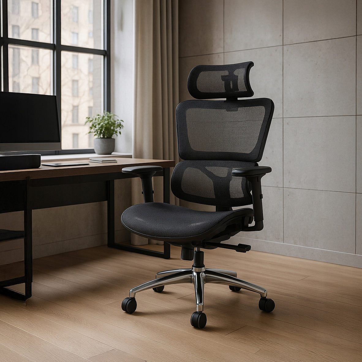 Office Chair Swivel Ergonomic Desk Chair Black ROYAL Packaging status original