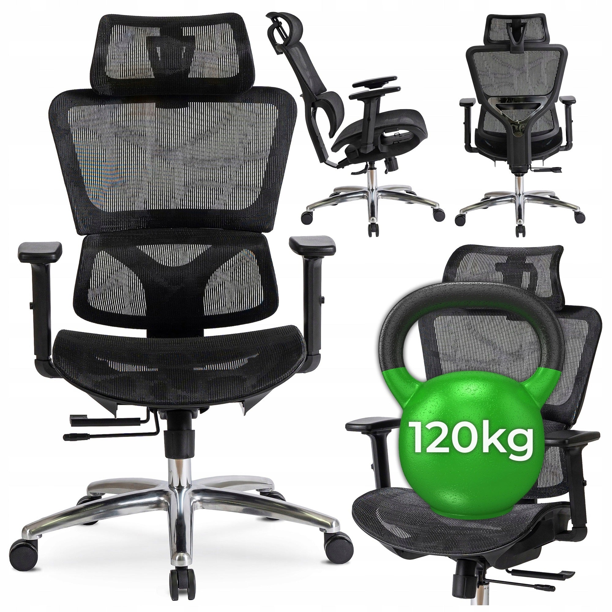 Office Chair Swivel Ergonomic Desk Chair Black ROYAL