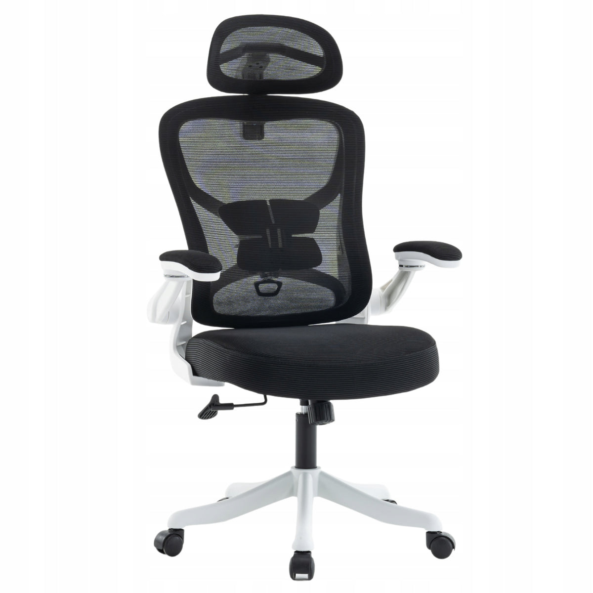 Office Chair Swivel Ergonomic Desk Chair White+Black
