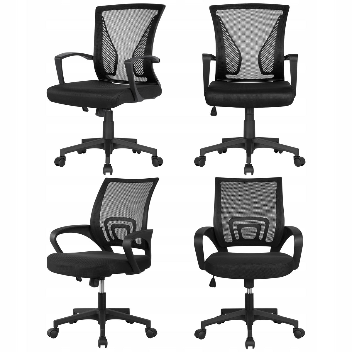 Office Chair Swivel Ergonomic Mesh Backrest, Black Medical device no