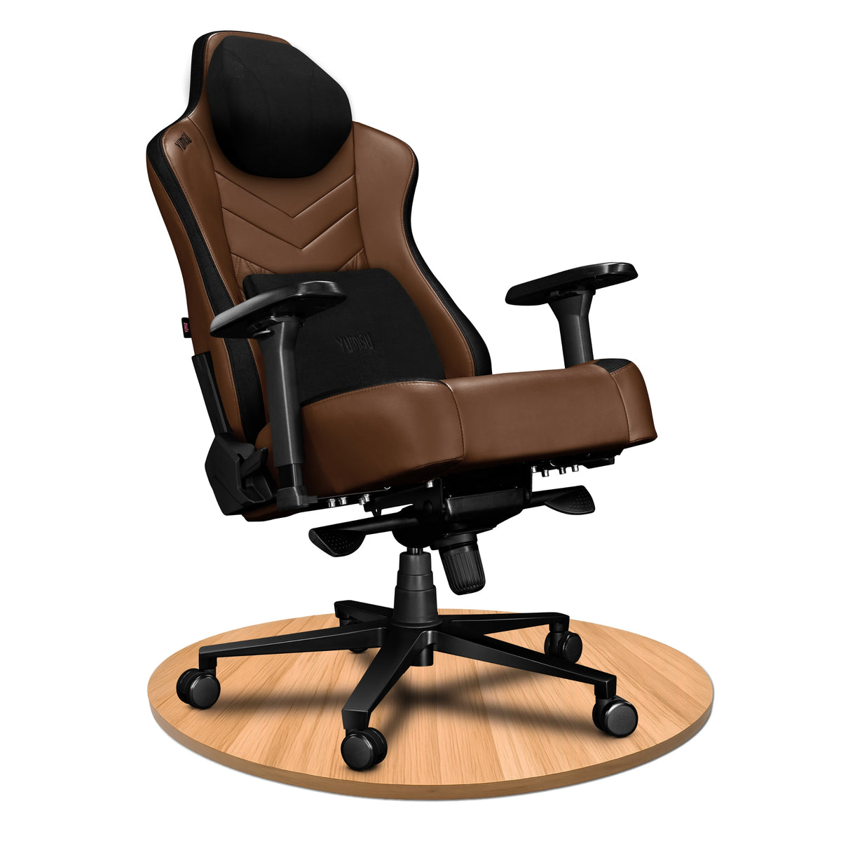 Office Chair Swivel Ergonomic Yumisu 2053 Magnetic Brown
