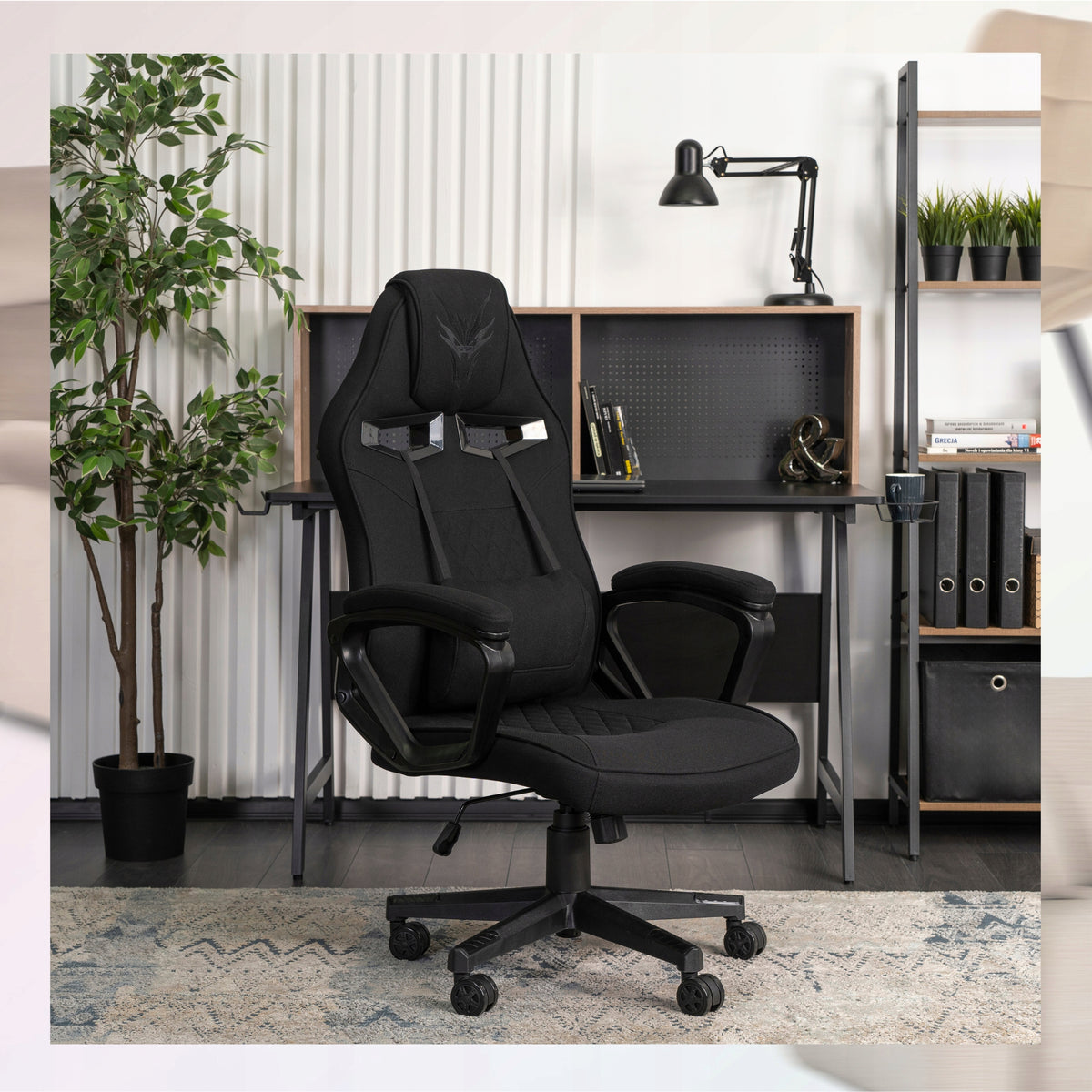 Office Chair Swivel Gaming Black VIDAL Packaging status original