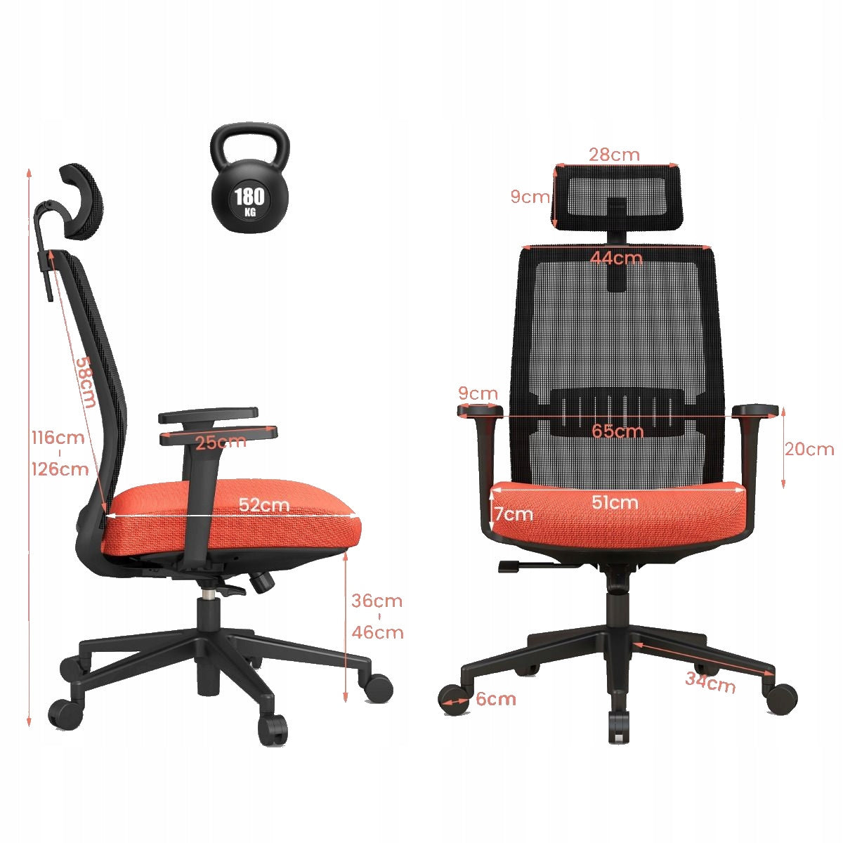 Office Chair Swivel Height Adjustable Desk Chair Brand Costway