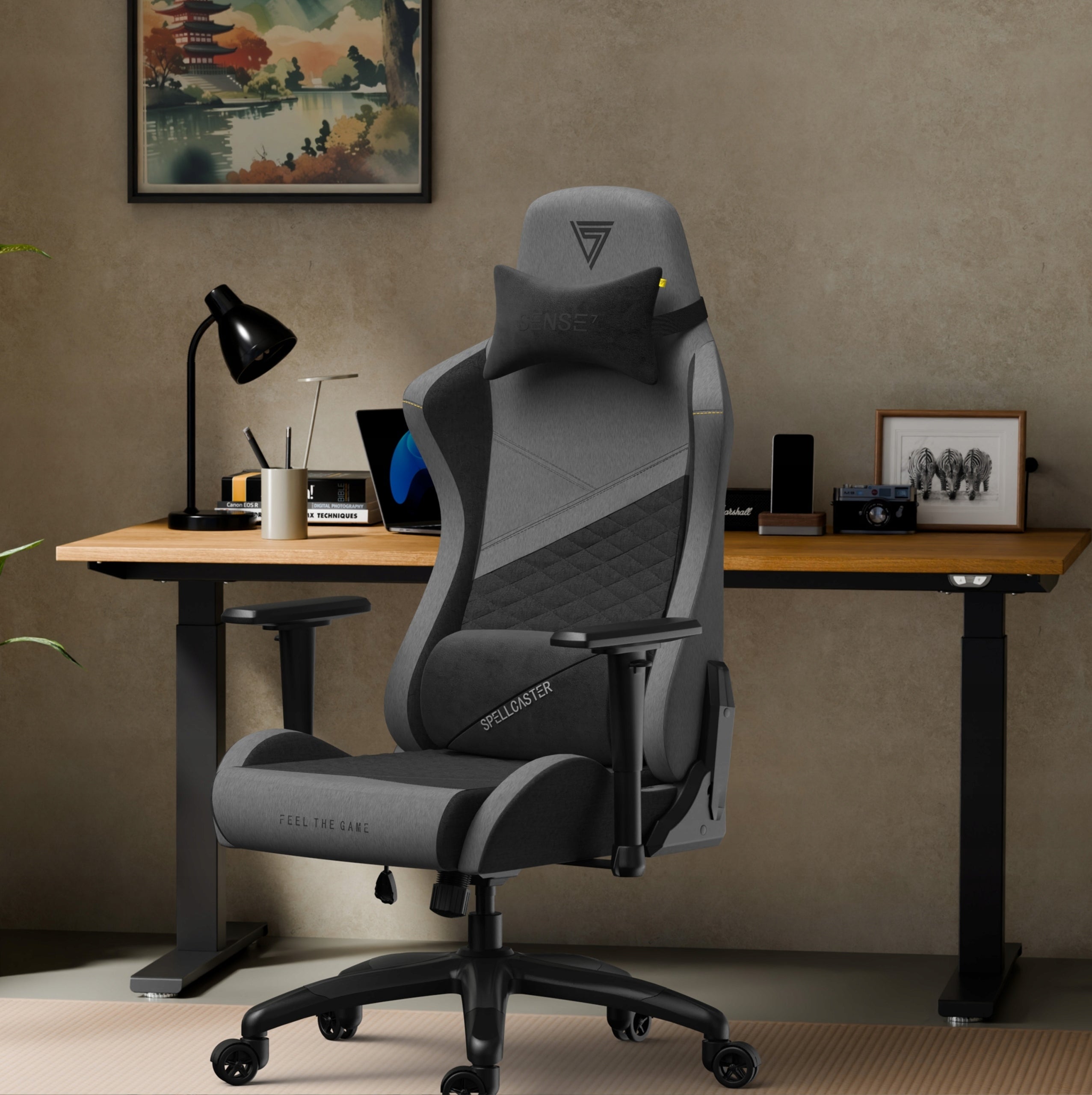 Office Chair Swivel Material Bucket Adjustable for Office Sense7 Packaging status original