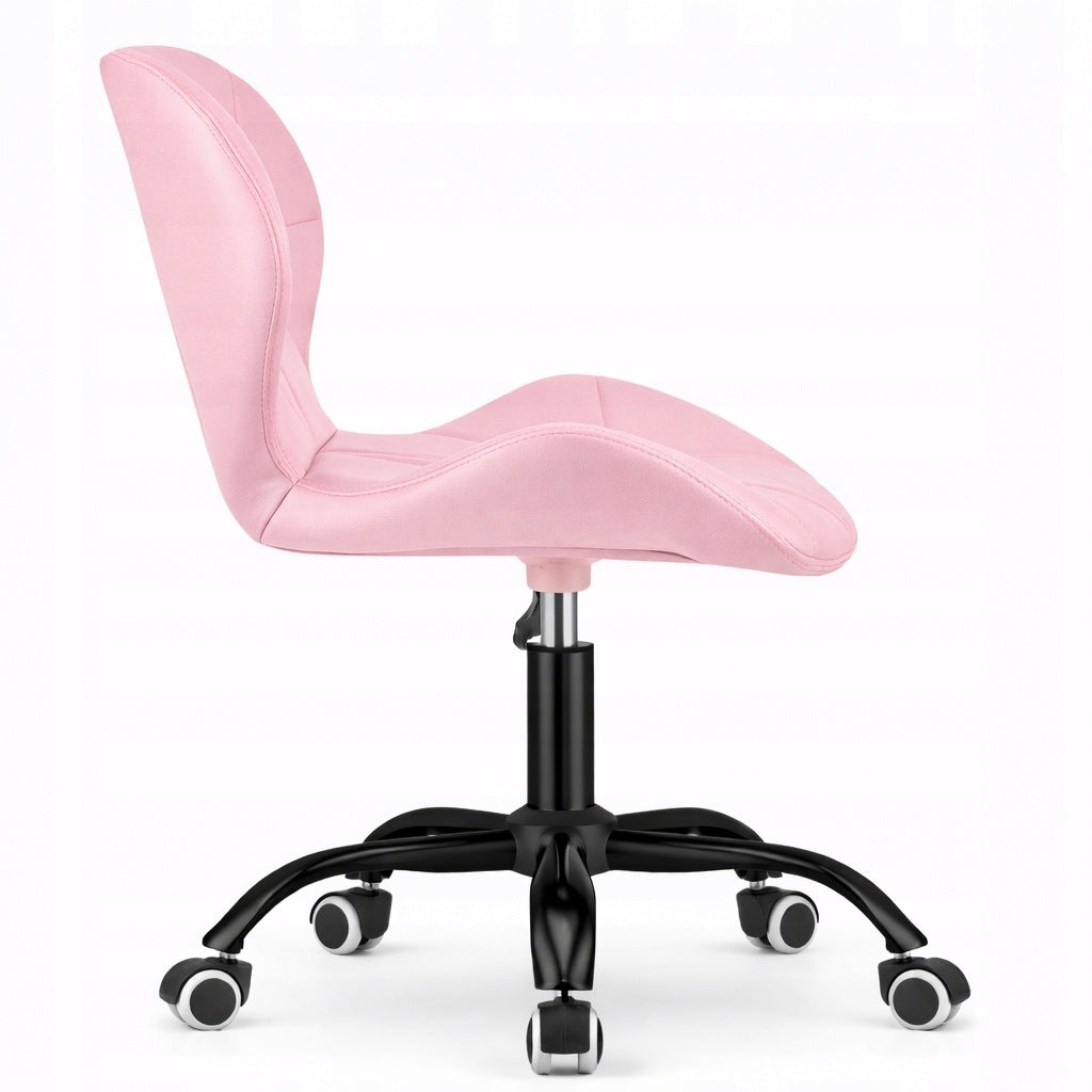 Office Chair Swivel Pink Eco Leather Desk Chair Cabinet Dressing Table Medical device no