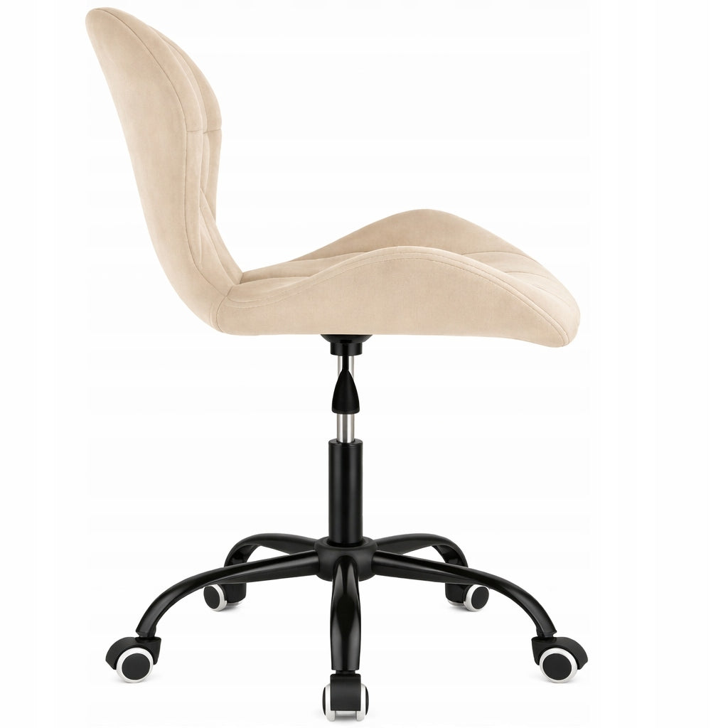 Office Chair Swivel Velour Beige Desk Chair Dressing Table Cabinet Medical device no