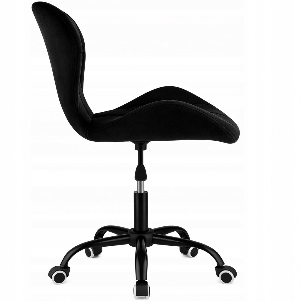 Office Chair Swivel Velour Black Desk Chair Dressing Table Cabinet Medical device no