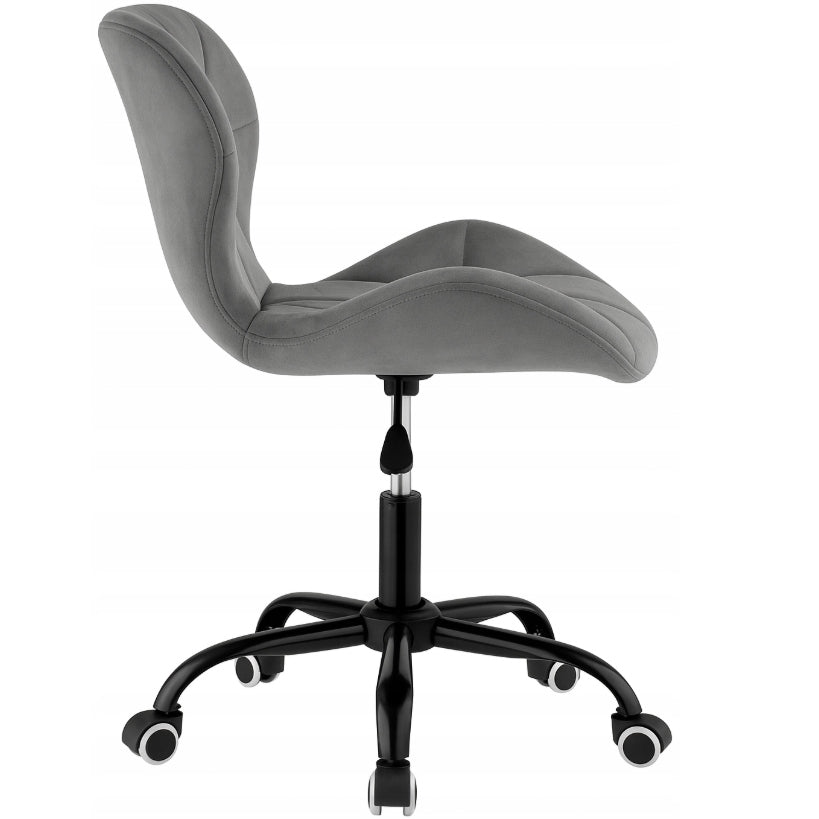 Office Chair Swivel Velour j. Grey Desk Chair Dressing Table Cabinet Medical device no