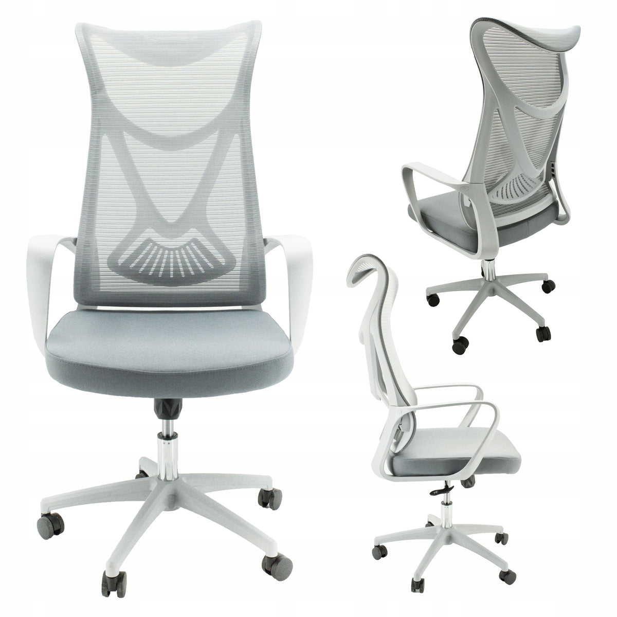 Office Chair Swivel White Ergonomic Material Desk Chair