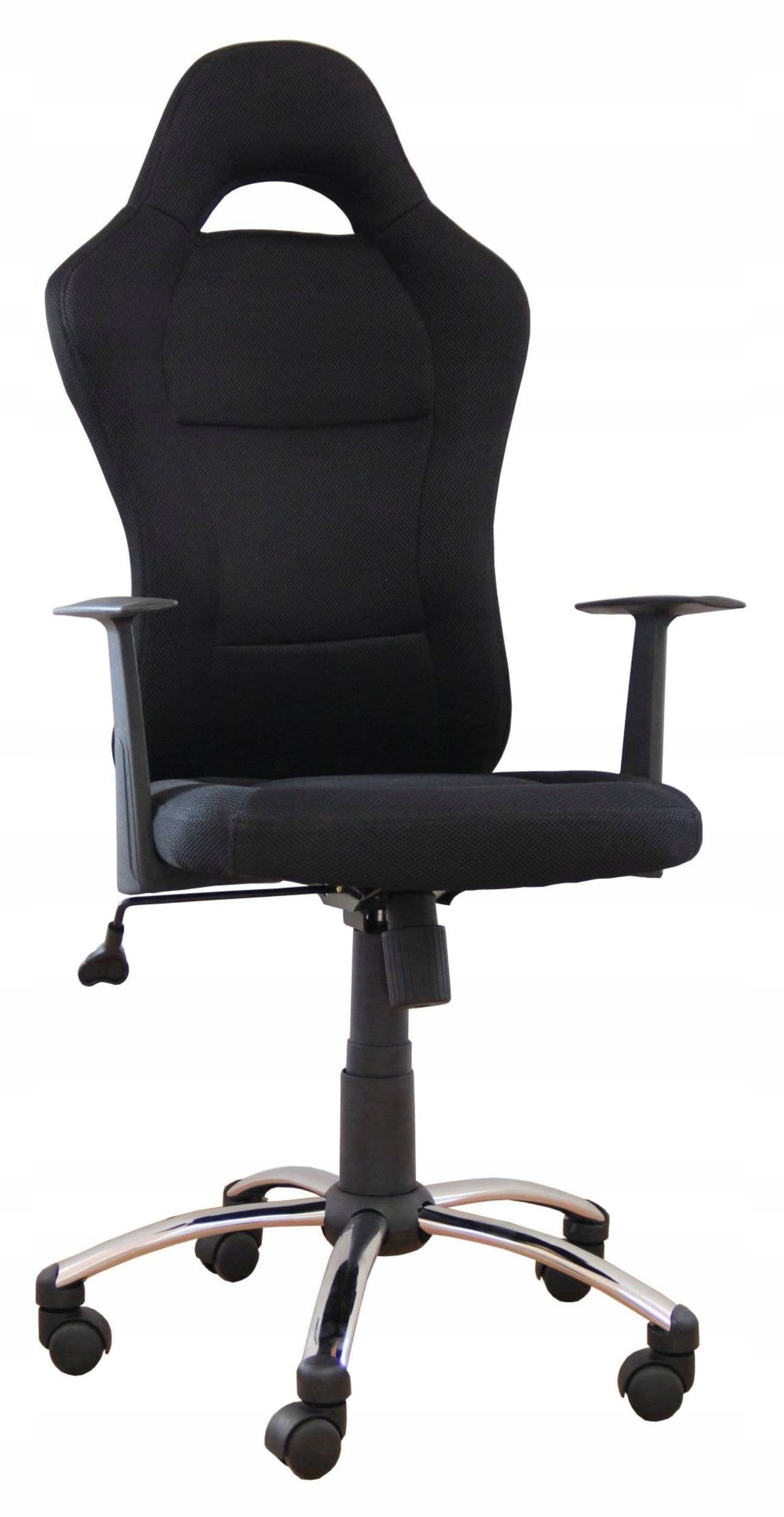 Office Chair TERRY Gaming Swivel Chair Black up to 120 kg Fabric