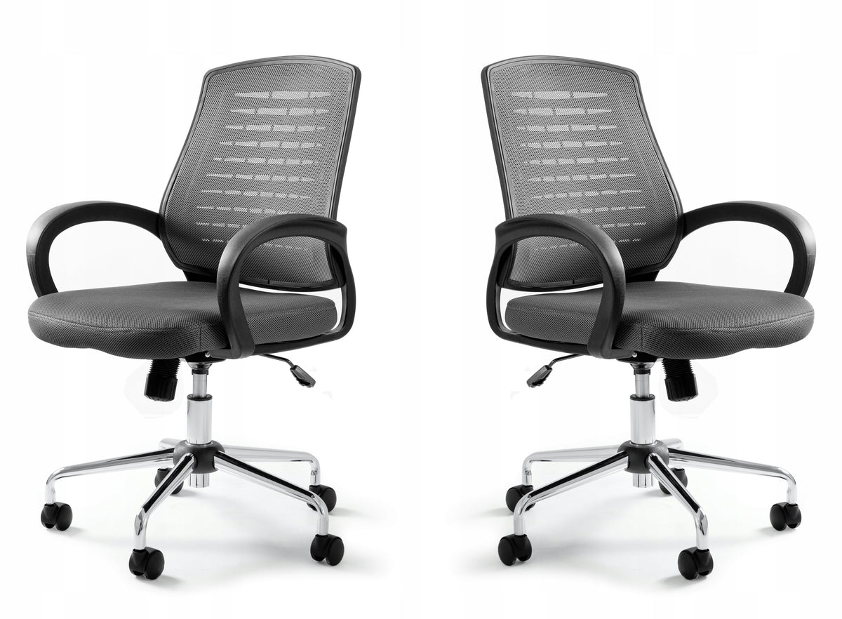 Office Chair TIGER Grey Mesh Swivel Chair Ergonomic 130 kg Manufacturer code FB-AW-01