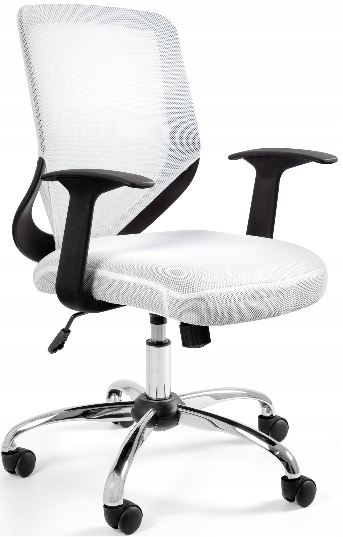 Office Chair TOMMY 2 White Swivel Mesh Ergonomic Fabric Low 130k Brand no brand