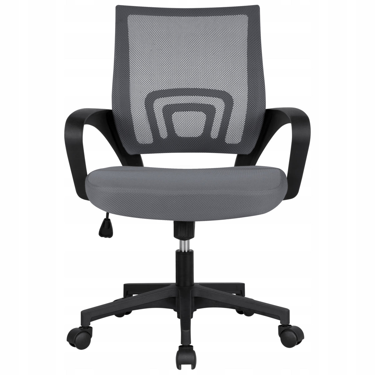 Office Chair Wheelchair, Ergonomic, Armrests, Dark Grey Packaging status original