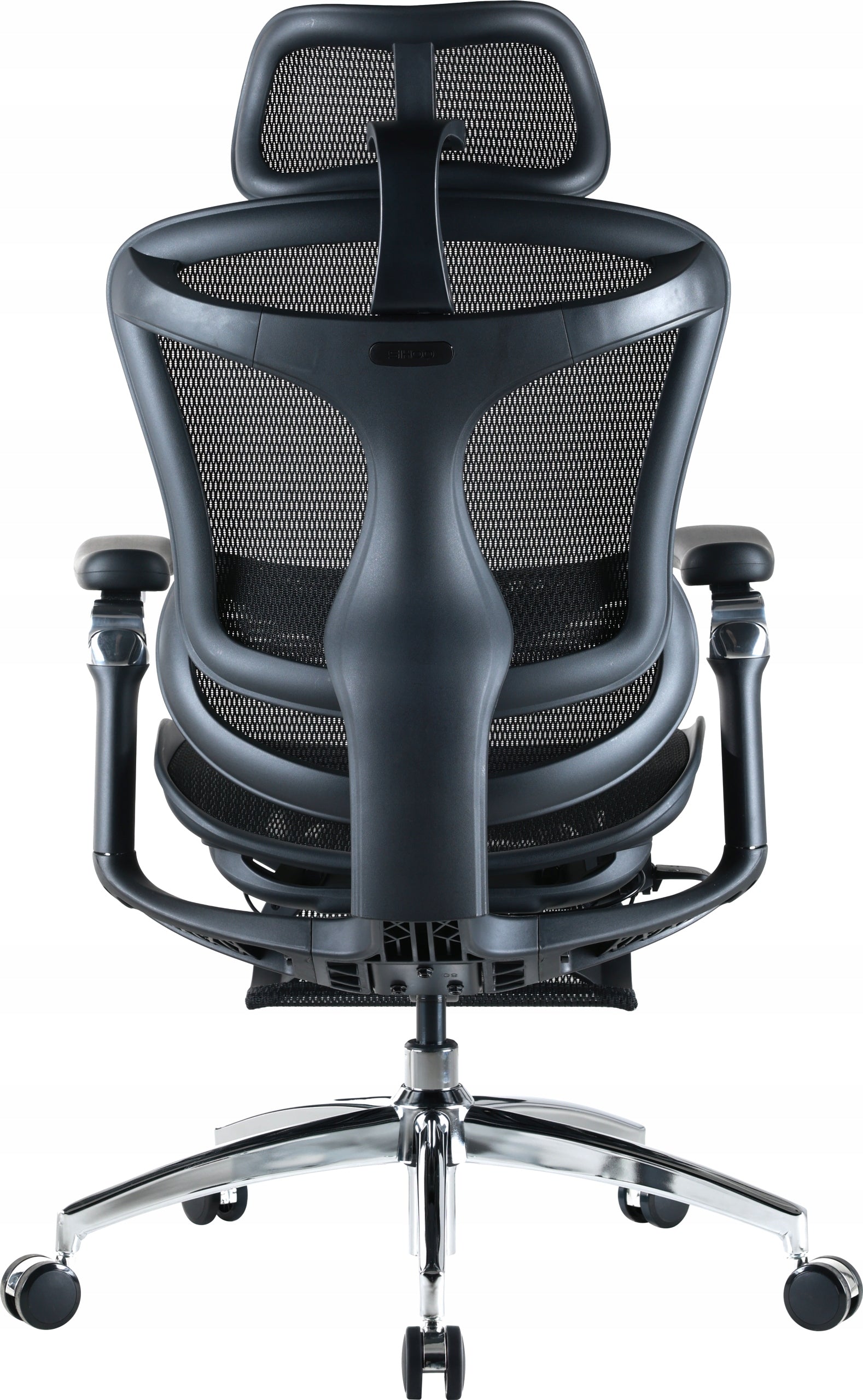 Office Chair with Footrest Sihoo DORO C300 Pro Mesh Black with footrest Model DORO-C300-PRO-M101-JT