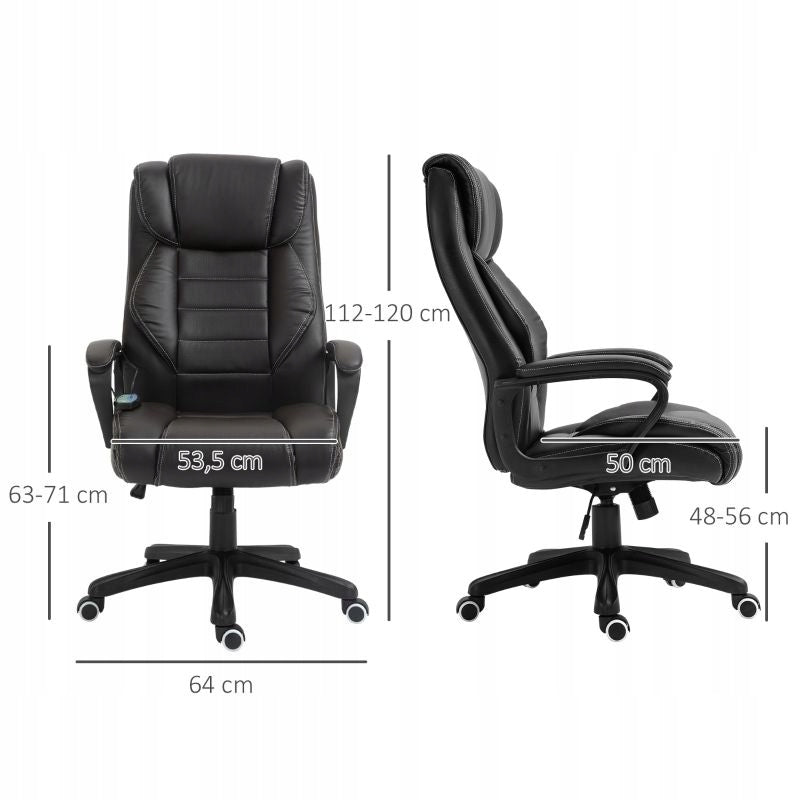 Office Chair with Massage, Brown Brand no brand