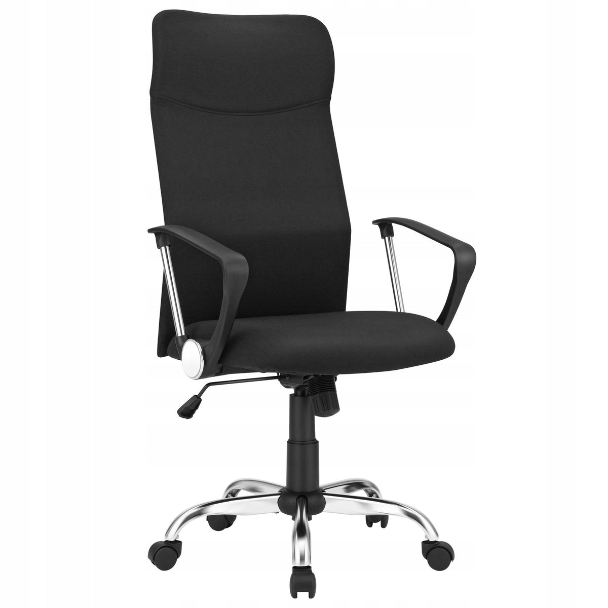 Office Conference Swivel Chair Tilting Height Adjustment Black