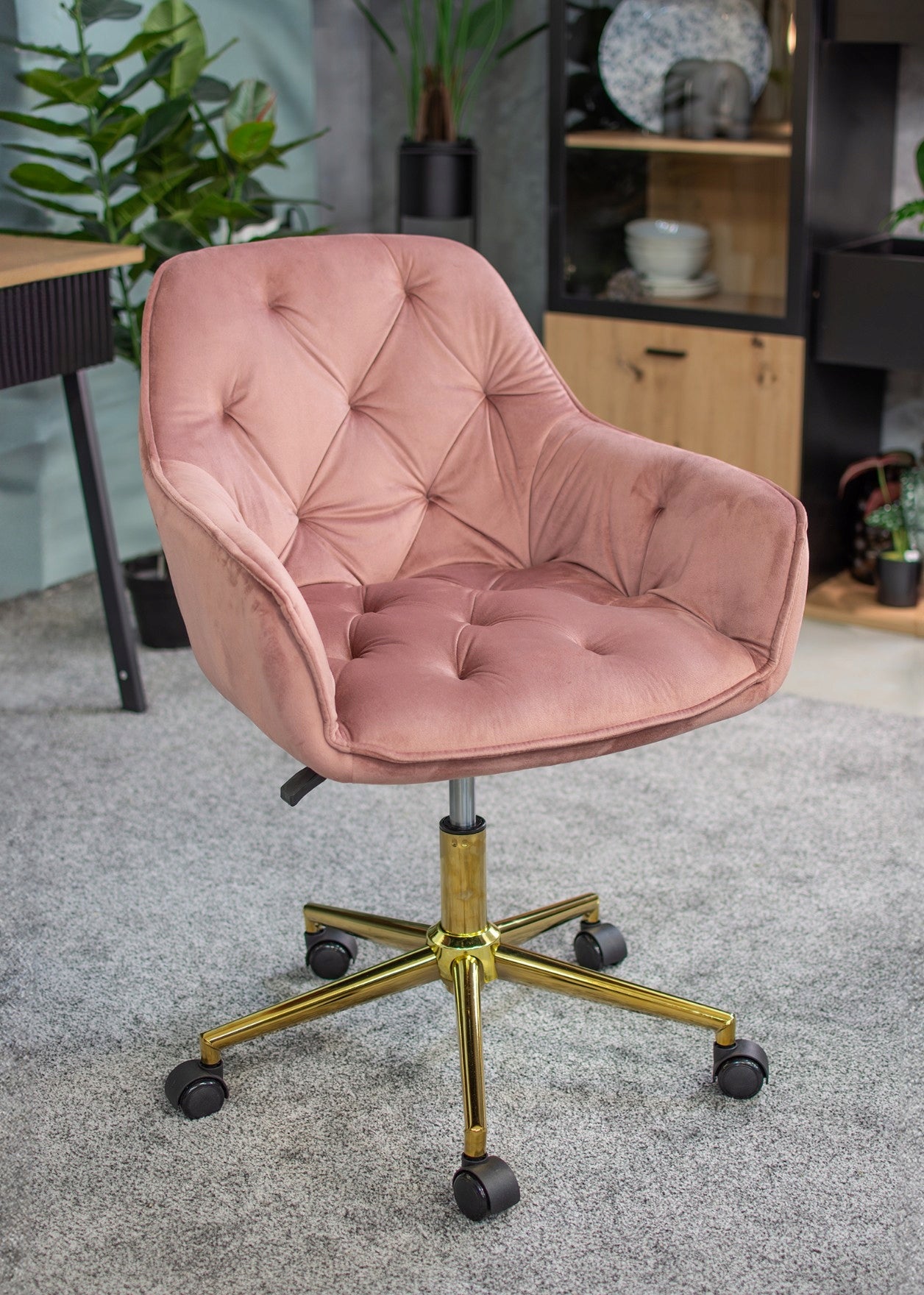 Office Desk Chair SWIVEL CHAIR Velour LARGO Adjustable JUMIhome EAN (GTIN) 5900410323896