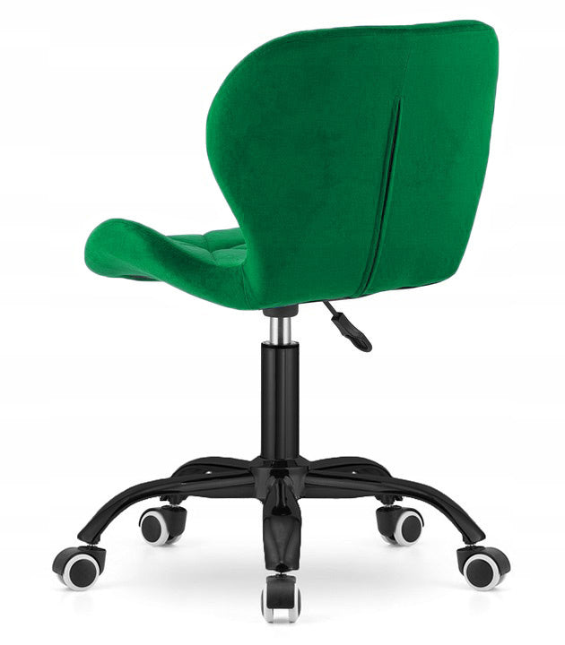 Office Desk Swivel Chair Adjustable Dressing Tables Velour Fabric Manufacturer code VAS3-VASTO-OFFICE-VELVET-GREEN-SMOKE