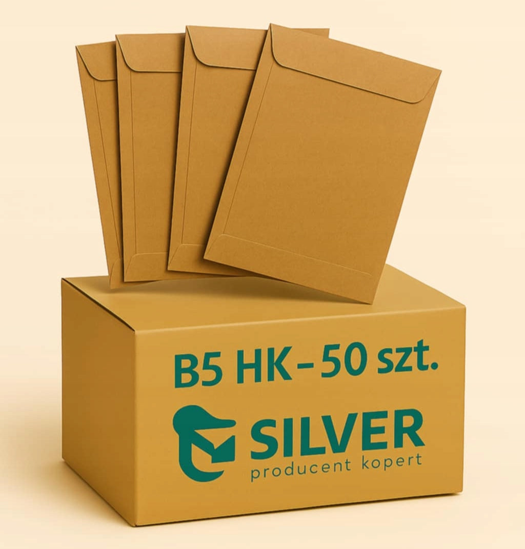 Office Envelopes B5 Hk Brown 50 Pieces