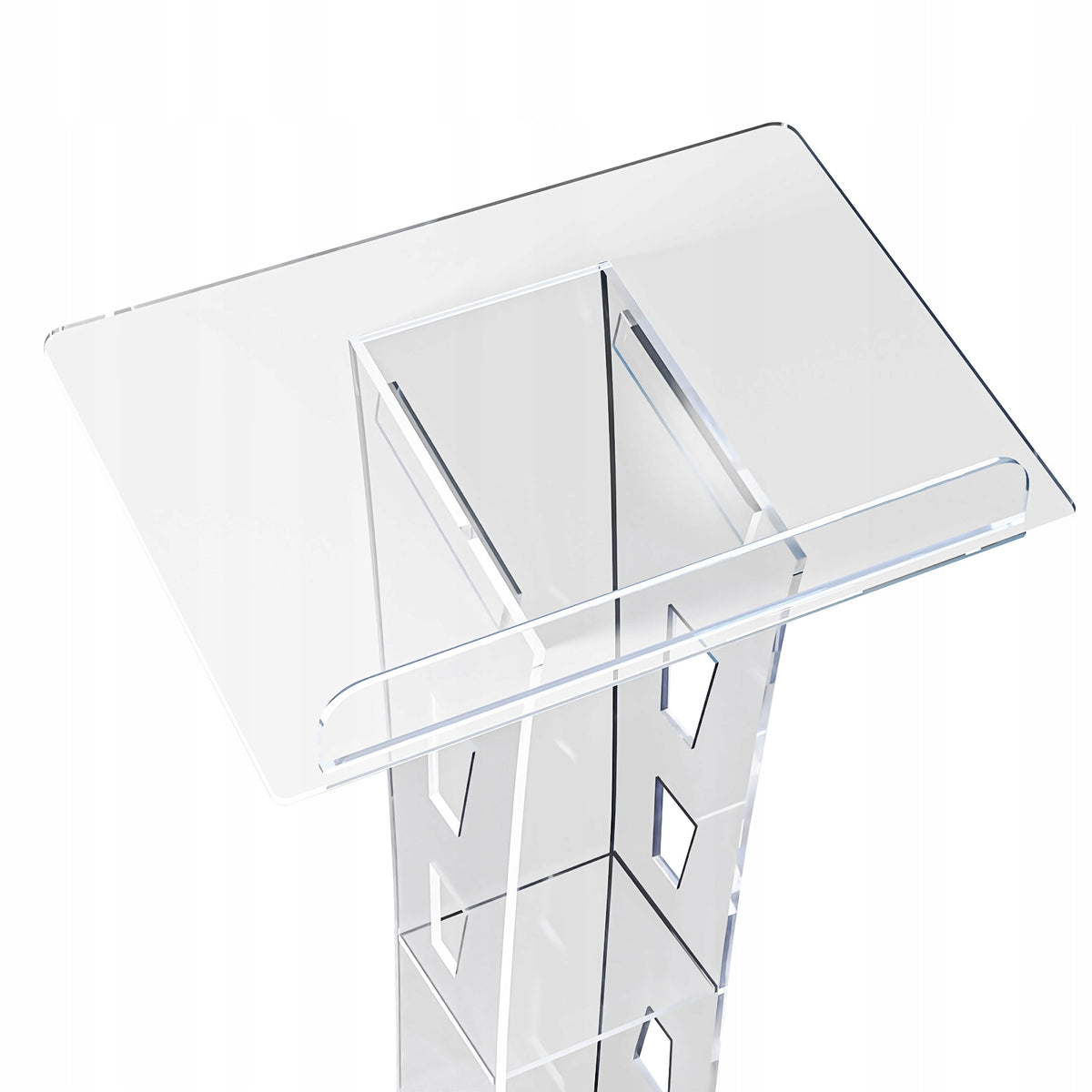 Office Furniture 110CM Podium Acrylic Transparent For Speeches Manufacturer code 6-987