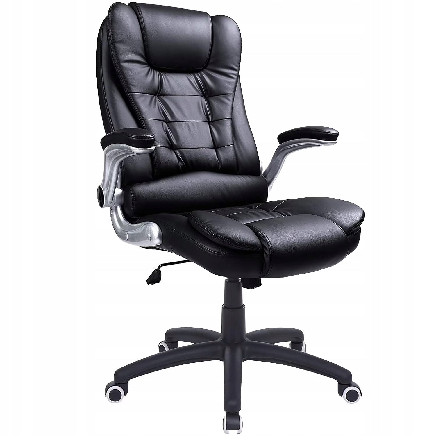 Office/Game Chair, Synthetic Leather, Black