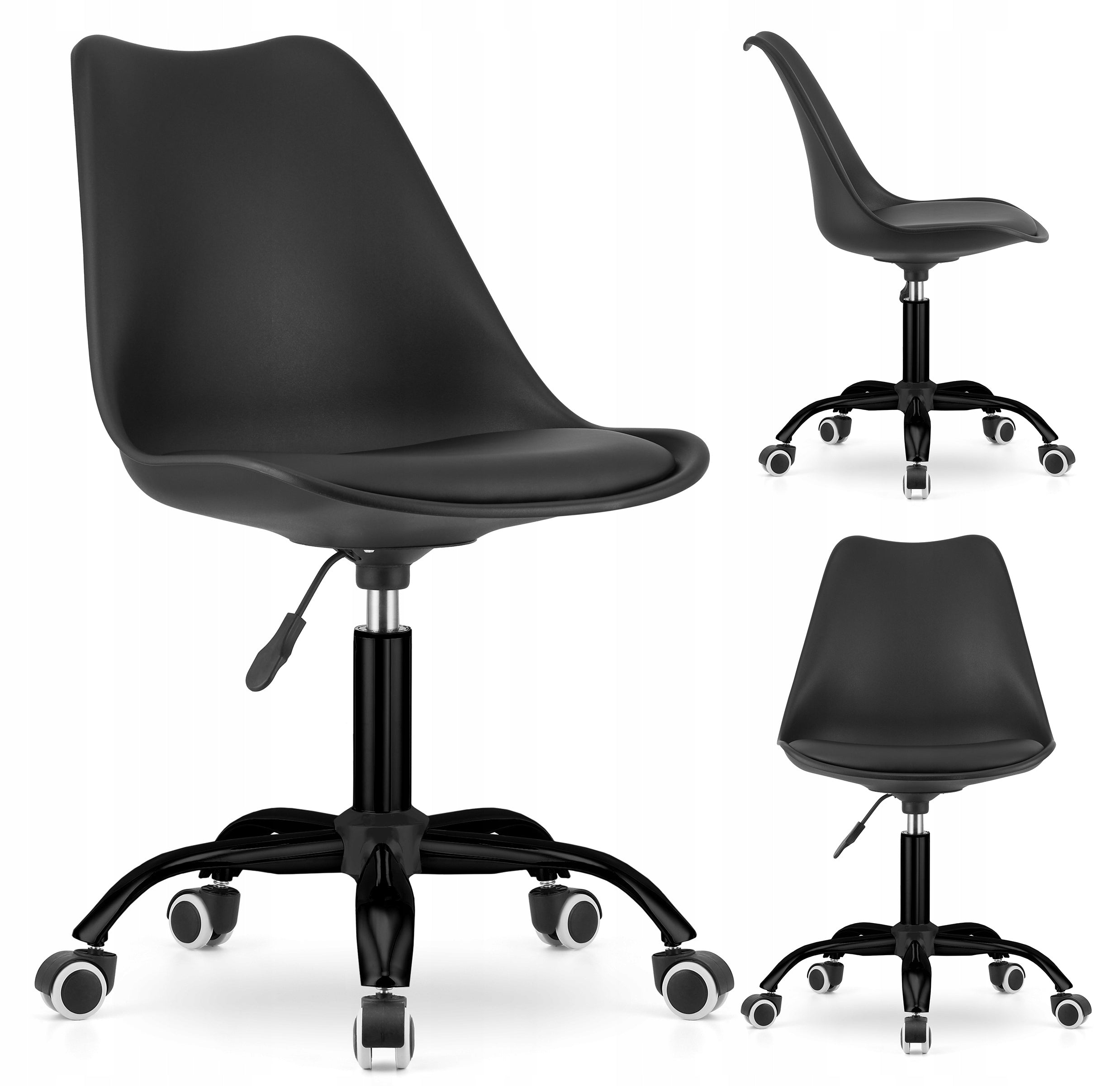 Office Swivel Chair Black for Desk for Office Room SVART