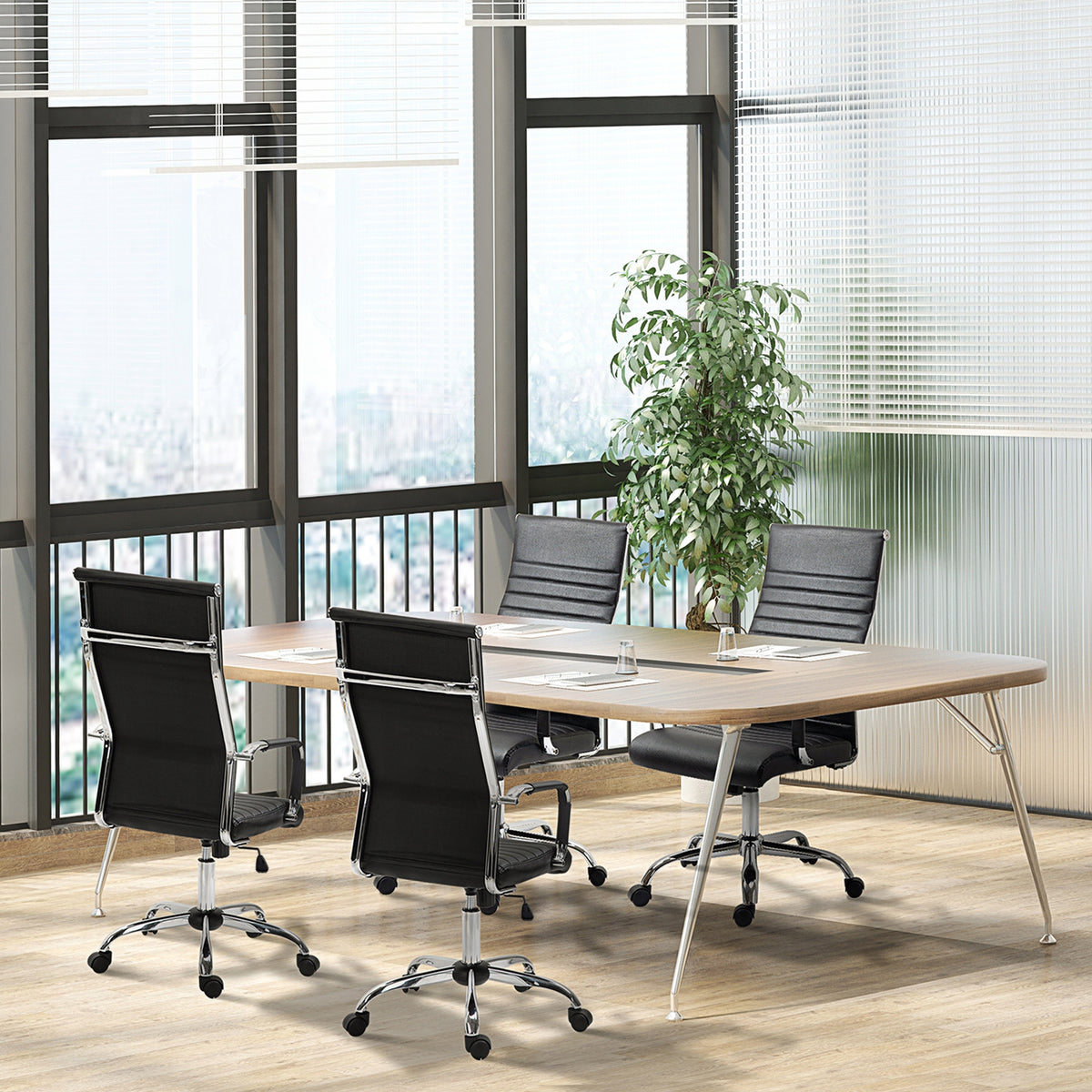 Office chair 54x62x104-114 cm black Brand Vinsetto