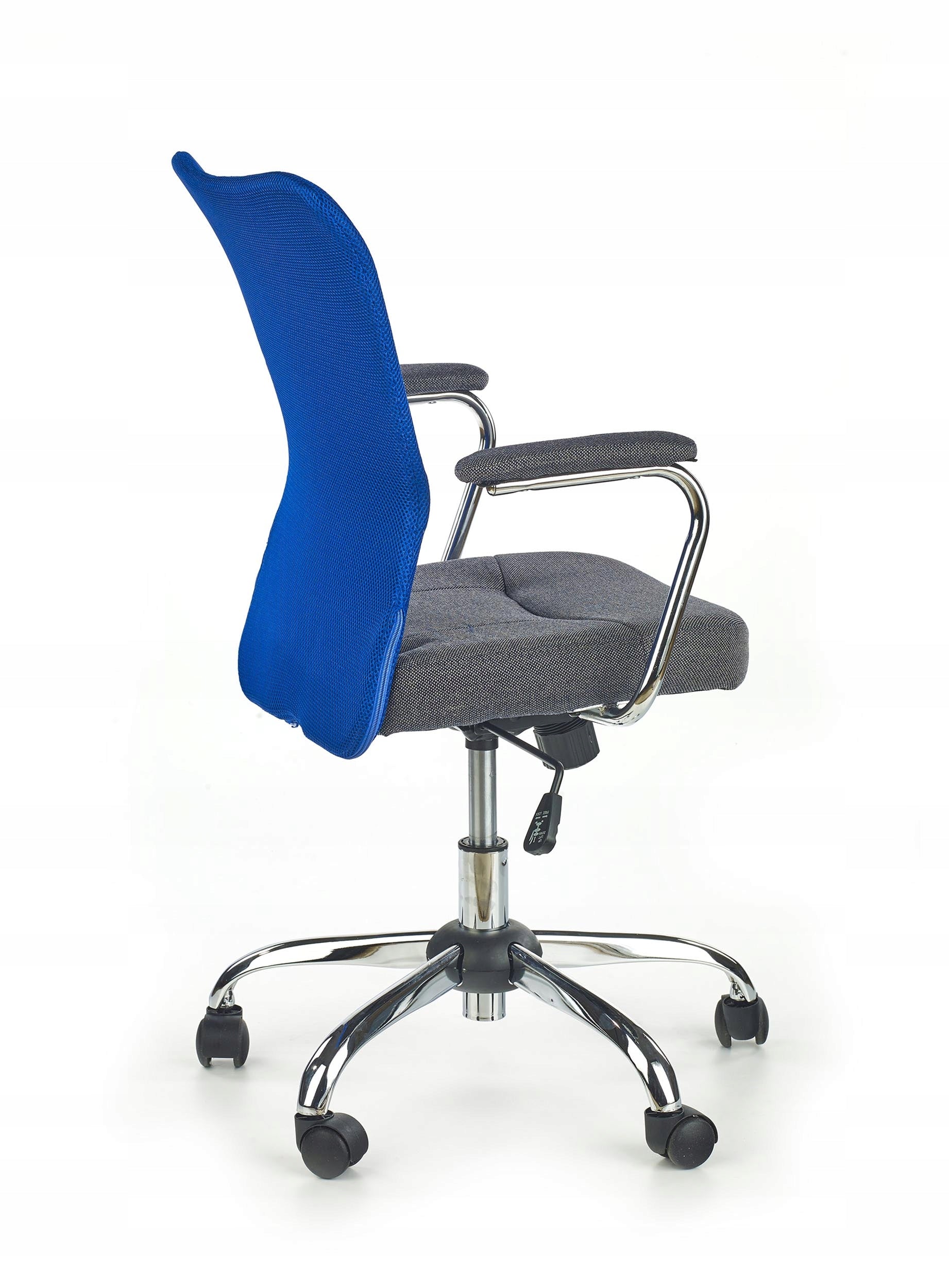 Office chair ANDY grey blue chair HALMAR Packaging status original
