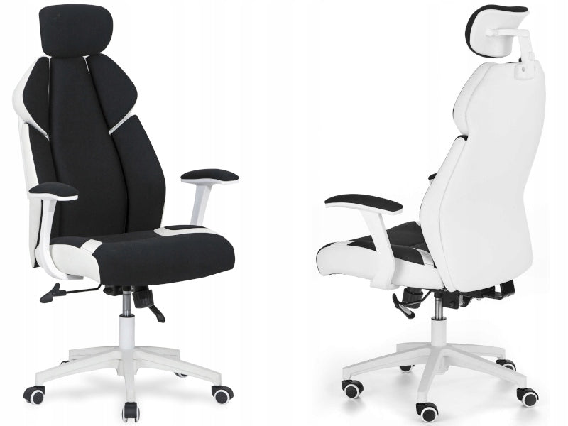 Office chair CHRONO white black MULTIBLOCK Halma
