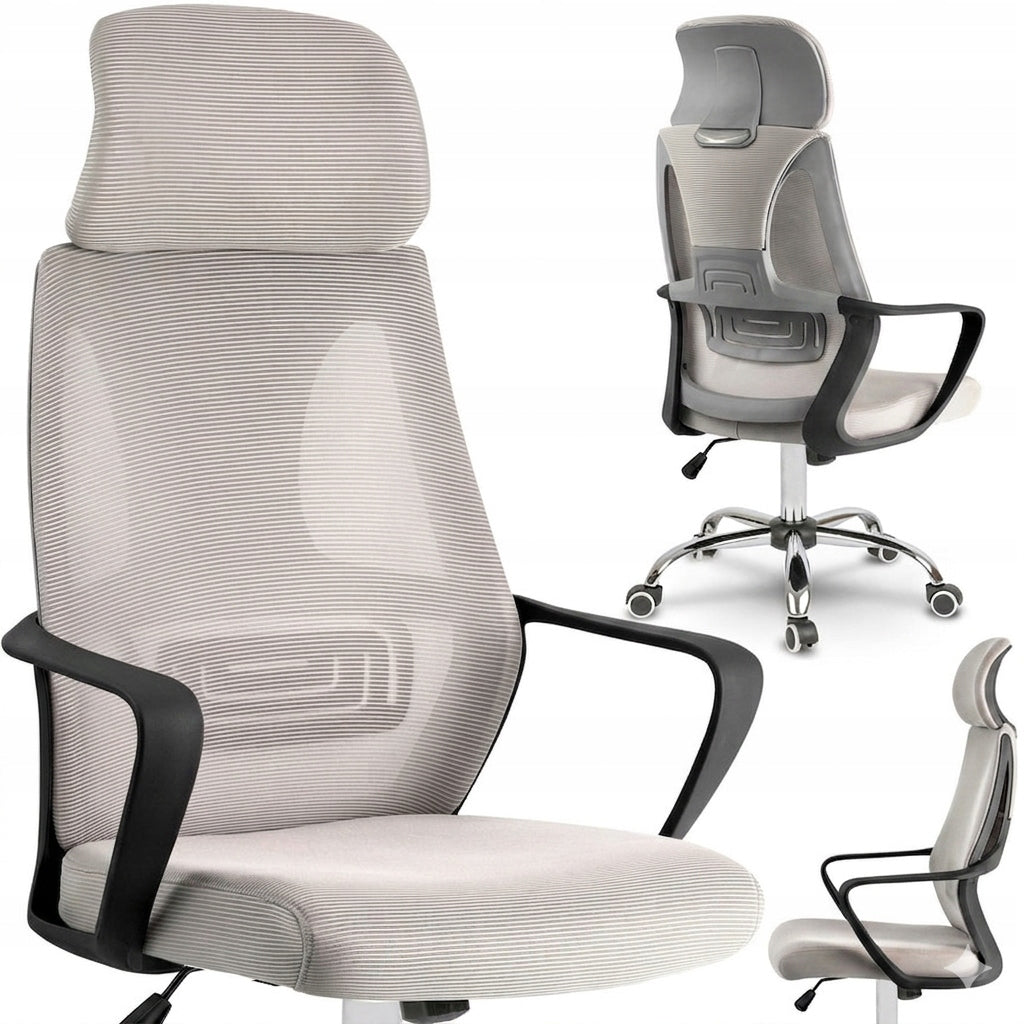 Office chair COLT swivel chair ergonomic grey