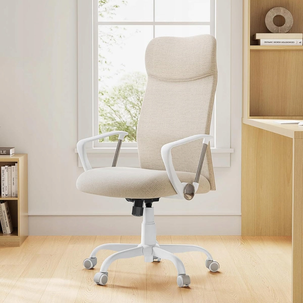 Office chair DINA, max. 120 kg, beige/white Packaging status original