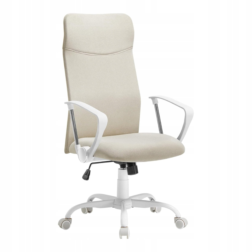 Office chair DINA, max. 120 kg, beige/white