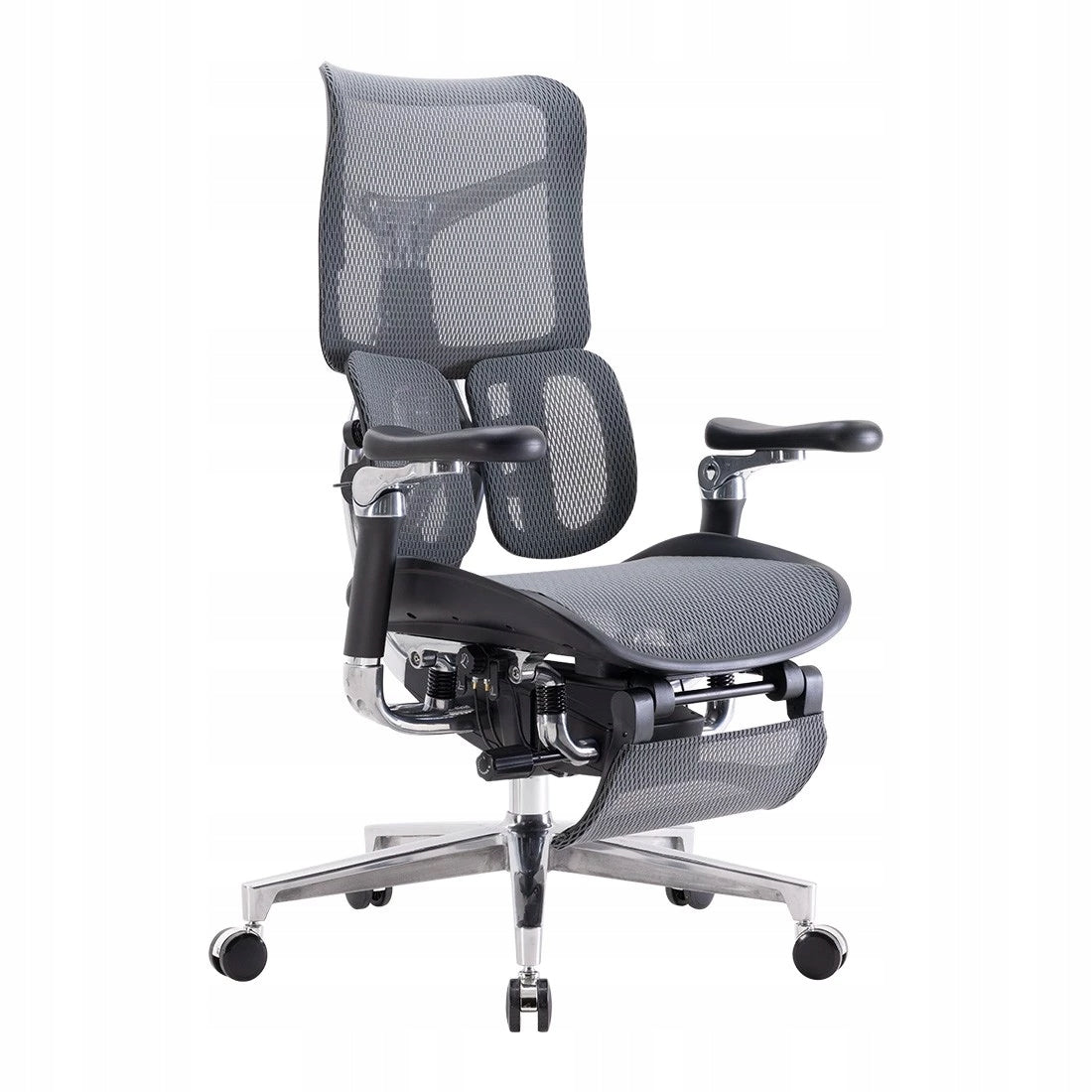 Office chair ERGONOMIC 136 kg Spacetronik swivel with footrest Armchair