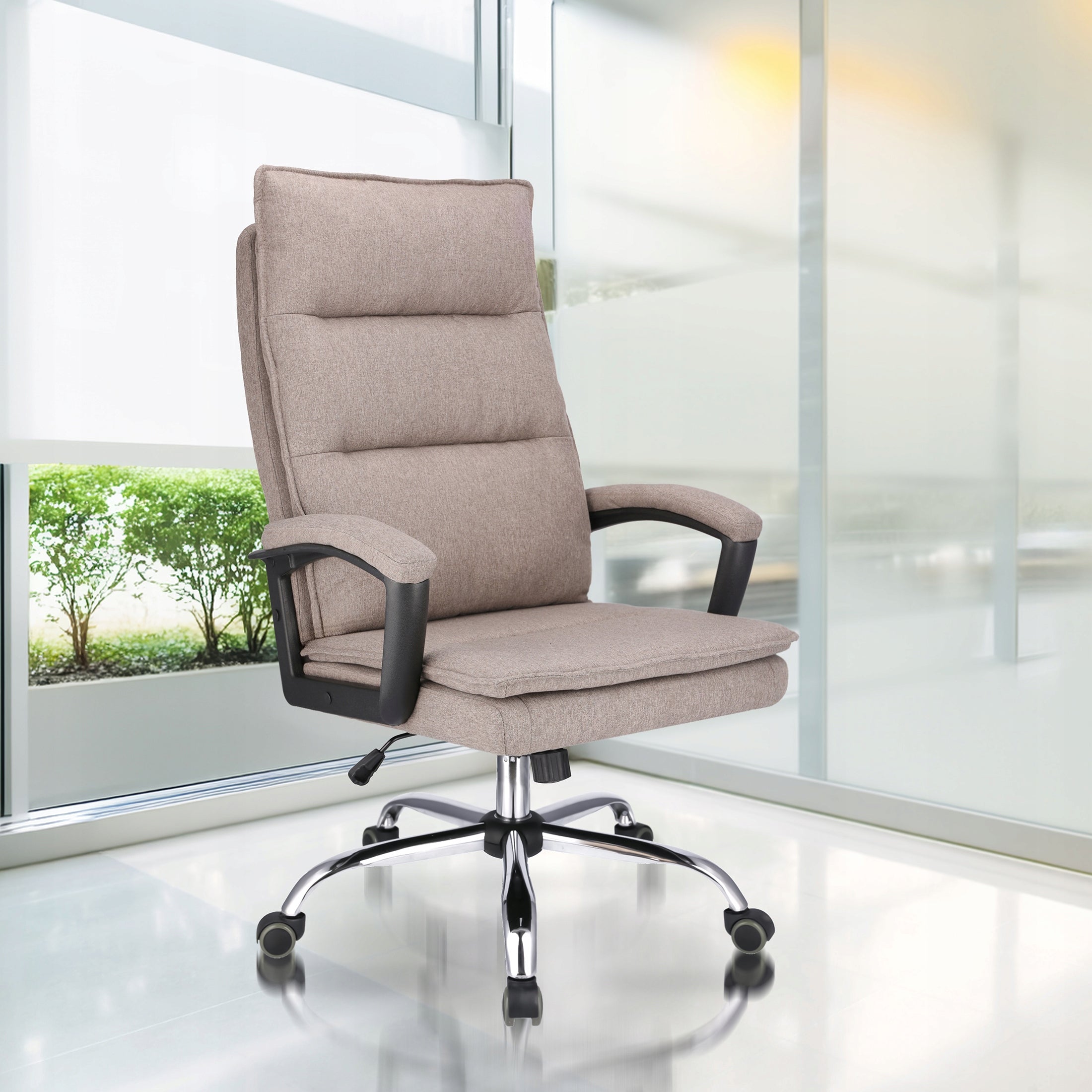 Office chair ESPO fabric brown, JUMI, CM-333185.5900410333185, Medical device no