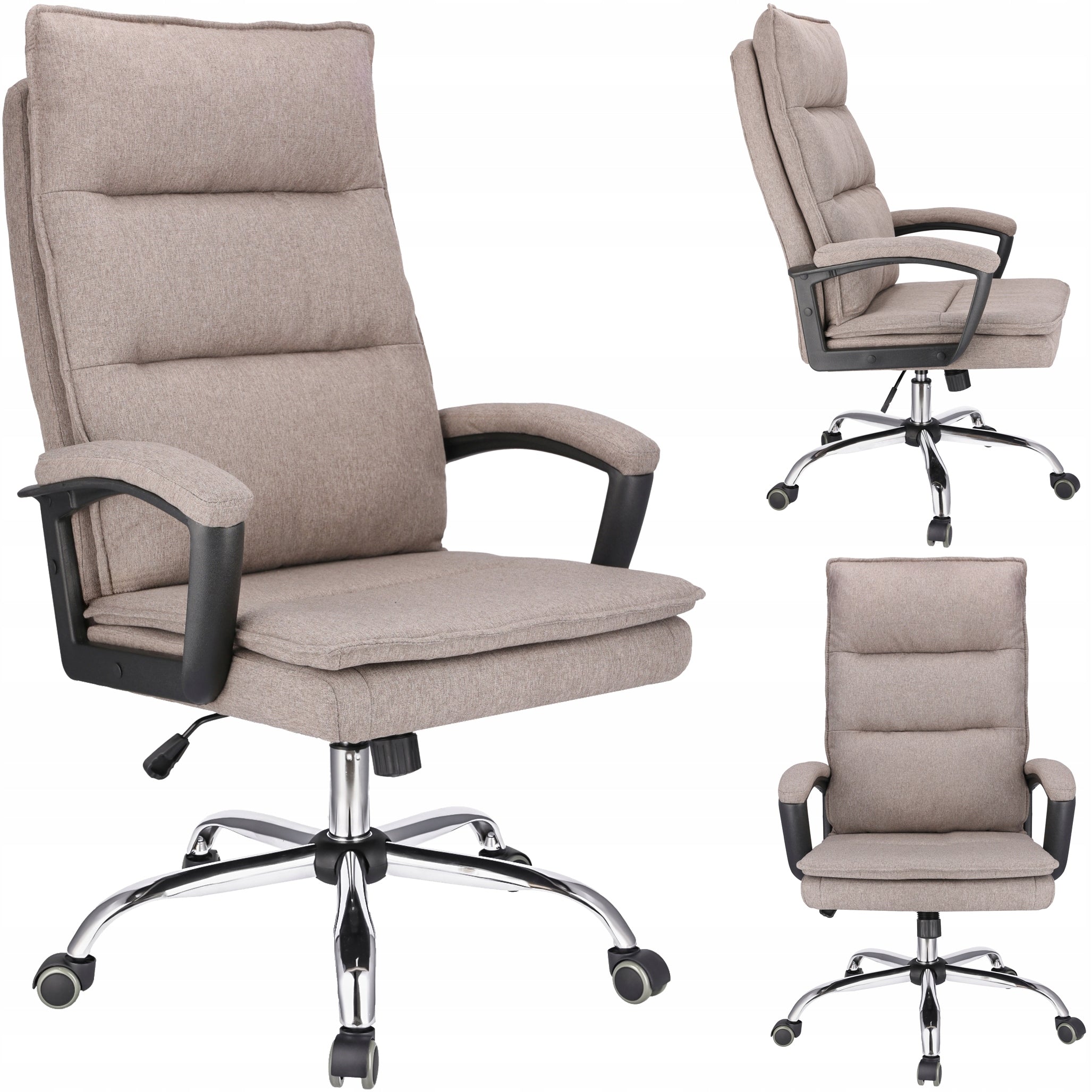 Office chair ESPO fabric brown, JUMI, CM-333185.5900410333185,