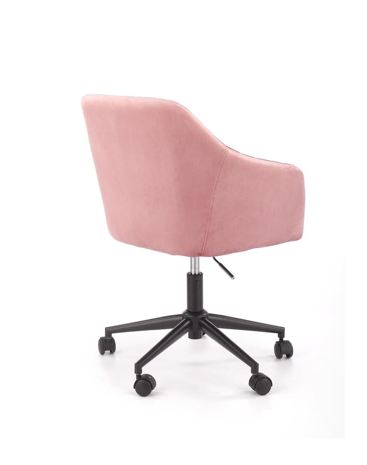 Office chair Emi Velvet PINK Furniture depth 51 cm