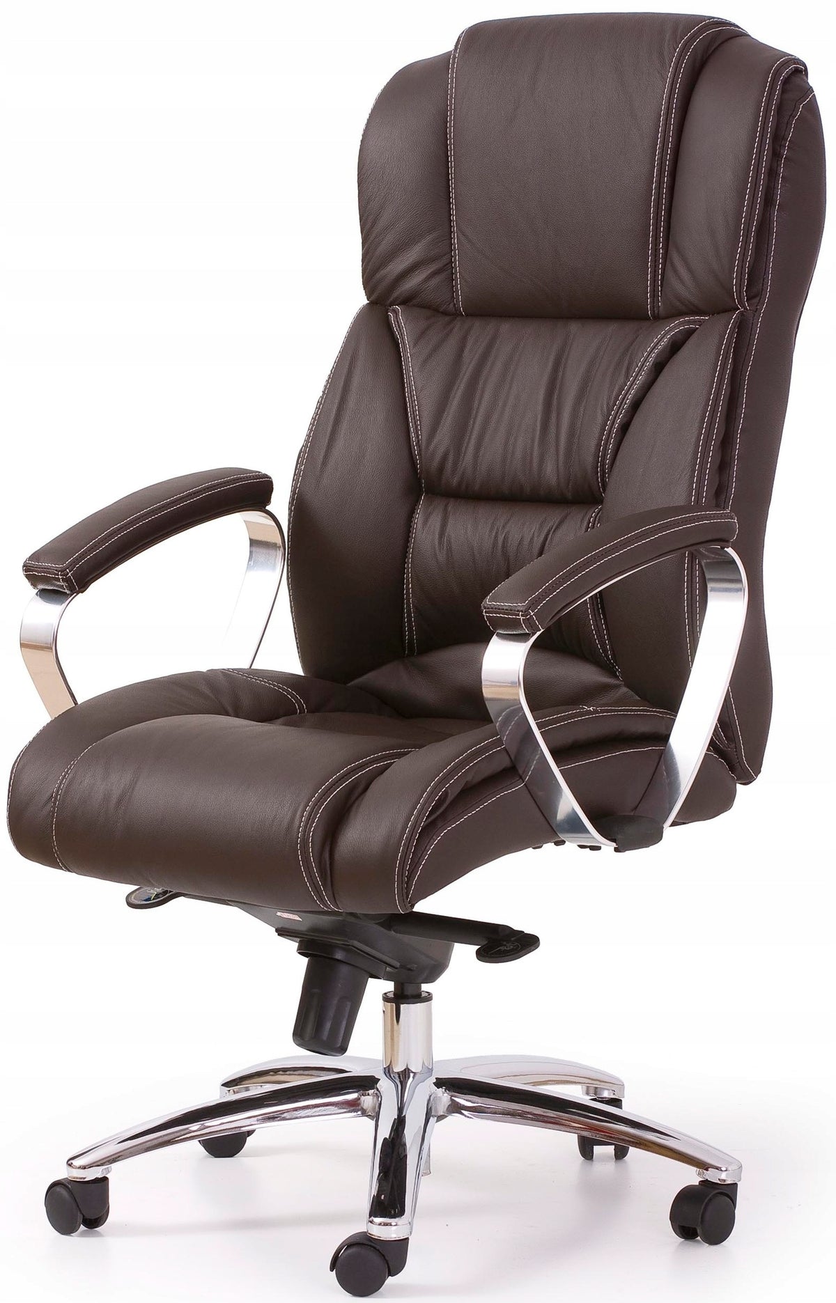 Office chair FOSTER swivel faux leather brown cabinet adjustable Manufacturer code V-CH-FOSTER-FOT-C.BRĄZ